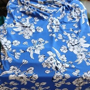 Tommy Hilfiger Blue Floral Skirt